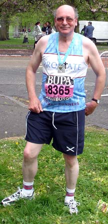 Robert after the finishe