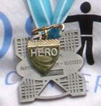 The official medal and the keychain