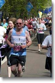 Barely panting, he should have done the marathon!