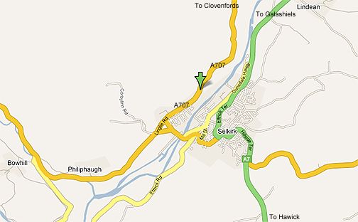 Map of Selkirk